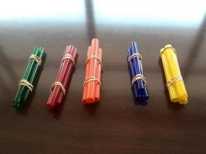 أنبوب زجاج النيون الملون